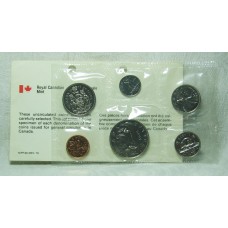 CANADA 1978 . ONE 1 CENT - ONE 1 DOLLAR COIN SET . UNCIRCULATED COINS
